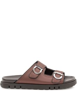 Ferragamo: Коричневые сандалии 