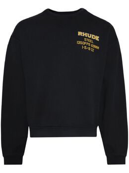 RHUDE: Чёрный свитшот 