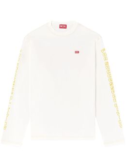 Diesel: Белая футболка 