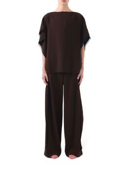 Jason Wu Collection: Коричневая блуза 