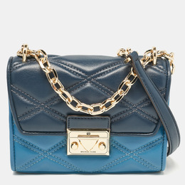 Michael Kors: Двухцветная сумка через плечо 