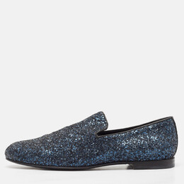 Jimmy Choo: Голубые мокасины 