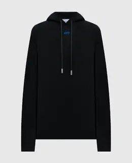 Off-White: Чёрная толстовка 