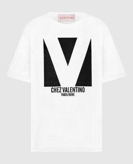 Valentino: Білі футболки 