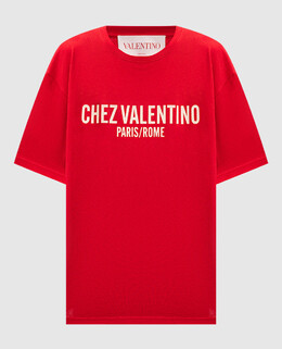 Valentino: Червоні футболки 