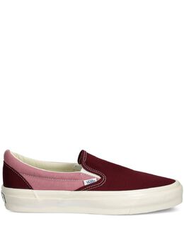 Vans: Бордовые мокасины 