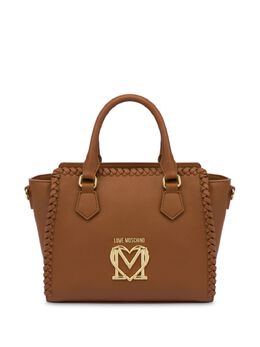 Love Moschino: Коричневая сумка-шоппер 