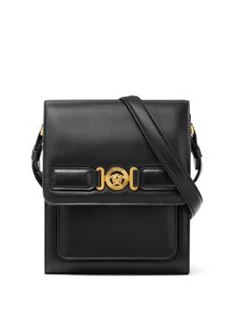 Versace: Чёрная сумка через плечо  Medusa Biggie