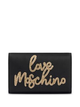 Love Moschino: Чёрная сумка через плечо 