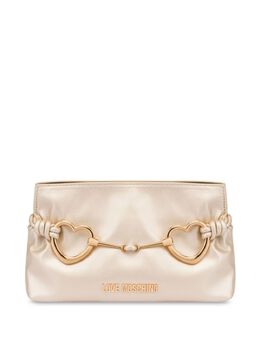 Love Moschino: Светлая сумка через плечо 