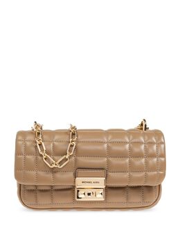 Michael Michael Kors: Бежевая сумка 