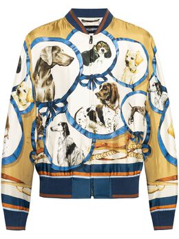 Dolce & Gabbana: Куртка с принтом 