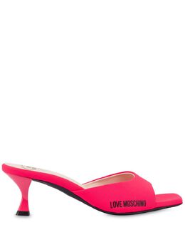 Love Moschino: Розовые сандалии 