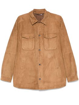 Canali: Замшевая рубашка 