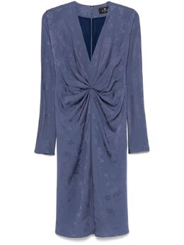 ETRO: Жаккардовое платье 
