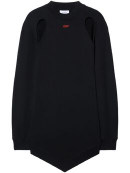 Off-White: Чёрное платье 