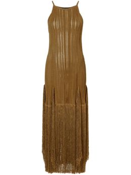 Proenza Schouler: Коричневое платье 