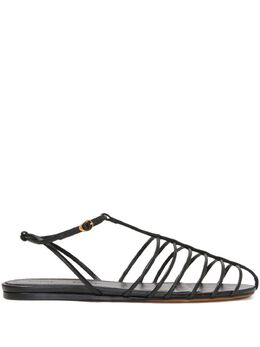 Proenza Schouler: Чёрные сандалии 