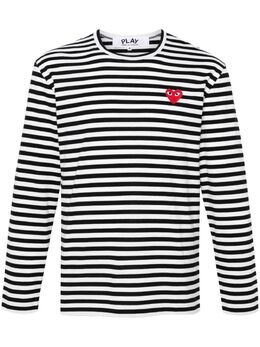 Comme Des Garçons Play: Футболка в полоску 