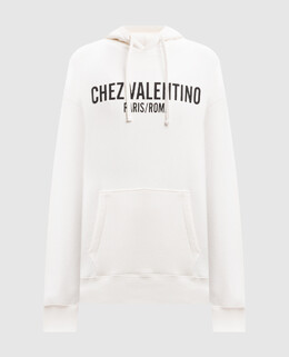 Valentino: Белая толстовка 