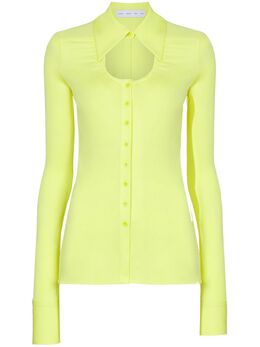 Proenza Schouler White Label: Зелёная рубашка 