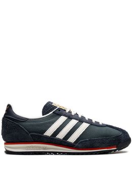 adidas: Зелёные кроссовки  SL-72
