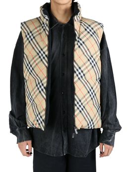 Burberry: Многоцветный жилет 