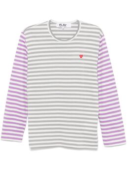 Comme Des Garçons Play: Футболка в полоску 