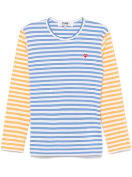 Comme Des Garçons Play: Футболка в полоску 