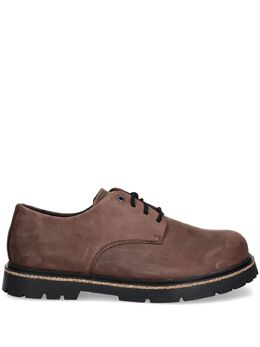 Birkenstock: Коричневые лоферы 