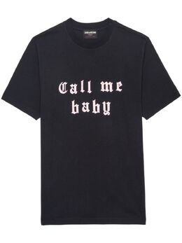 Zadig&Voltaire: Футболка с принтом 