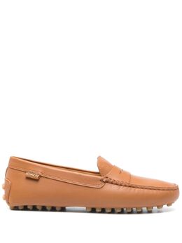 Tod's: Коричневые лоферы  Gommino