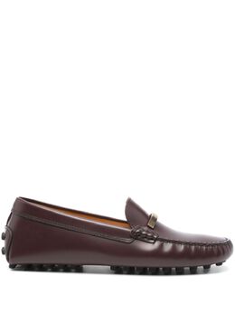 Tod's: Коричневые лоферы  Gommino
