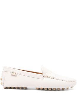 Tod's: Светлые лоферы  Gommino