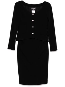 CHANEL Pre-Owned: Чёрная куртка 