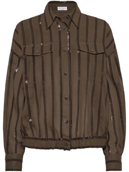 Brunello Cucinelli: Куртка с вышивкой 