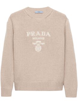 Prada: Жаккардовый свитер 