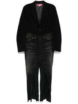 Junya Watanabe MAN: Чёрное пальто 