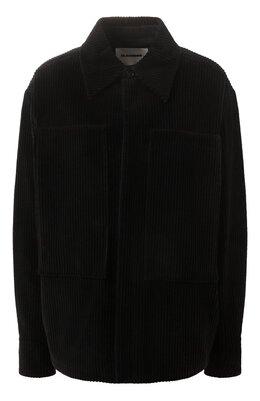 Jil Sander: Бархатная рубашка 