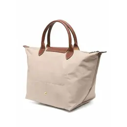 Longchamp: Коричневая сумка  Le Pliage Original