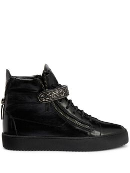 Giuseppe Zanotti: Чёрные кроссовки 