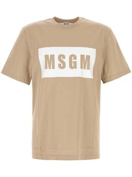 MSGM: Футболка с принтом 