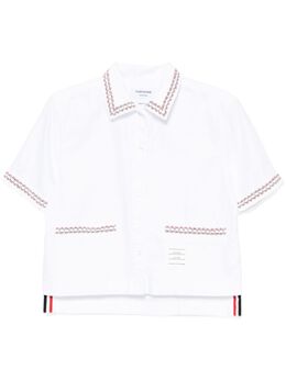 Thom Browne: Белая рубашка 