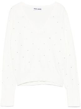 DKNY: Свитер с v-образным вырезом 