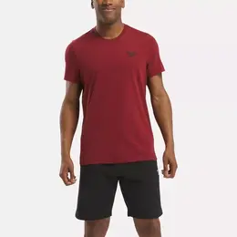 Reebok: Бордовая футболка 