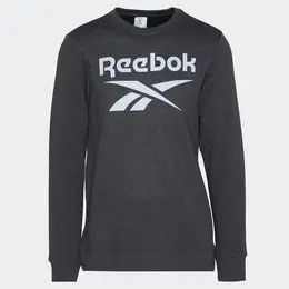 Reebok: Серый свитшот 