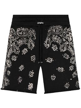 AMIRI: Чёрные шорты 