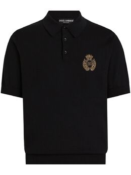 Dolce & Gabbana: Голубое поло 