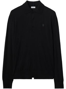 Burberry: Чёрное поло 