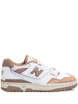 New Balance: Белые кроссовки  550
